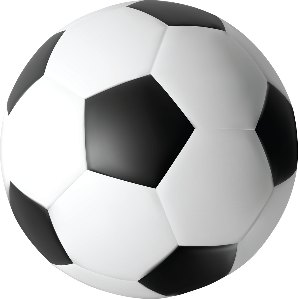 3D soccer ball